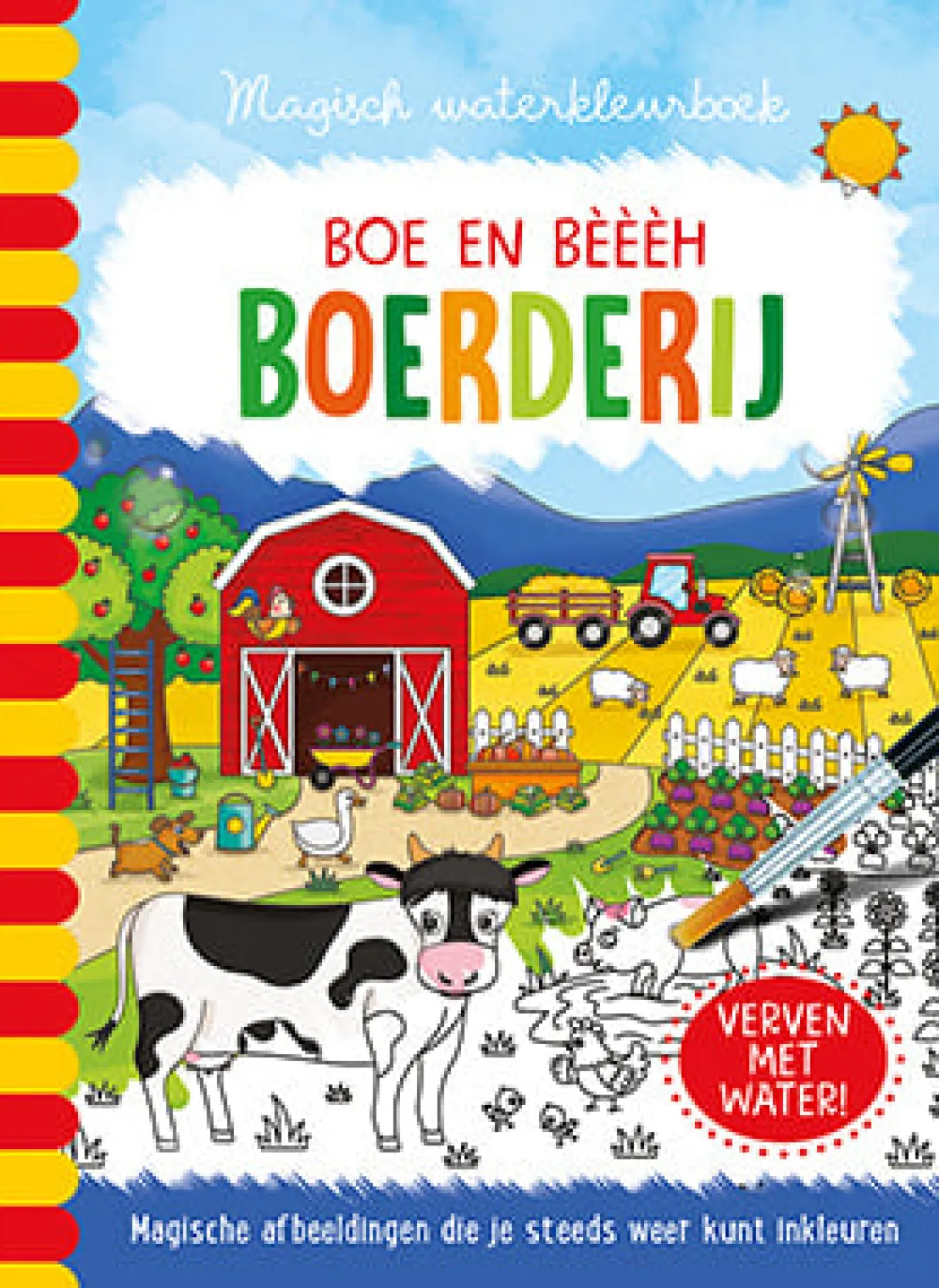 De Lantaarn Kleurboeken|Bekijk Alles^Magisch waterkleurboek Boerderij