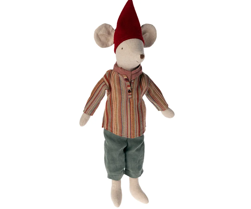 Maileg Muizen^Kerstmuis Jongen Medium 37cm