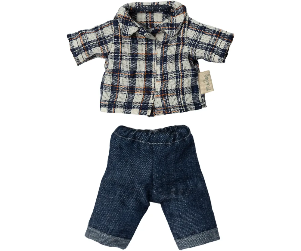 Maileg Muizen^Kleren voor Knuffelmuis Dad Clothes