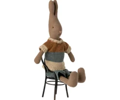 Maileg Konijnen & Hazen^Knuffel Rabbit Size 2 Bruin met Shirt en Short 29cm