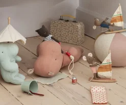 Maileg Bekijk Alles^Knuffel Safari Friends Nijlpaard Oud Roze 34cm