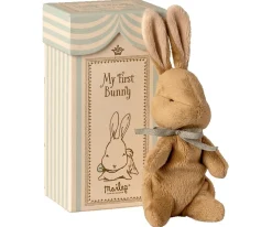Maileg Konijnen & Hazen|Kraamcadeaus^Knuffelkonijn My First Bunny Light Blue 18cm