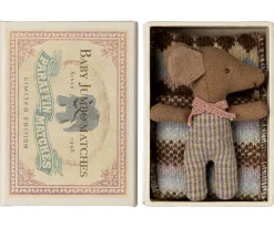 Maileg Muizen^Knuffelmuis Baby Sleepy-Wakey Roze