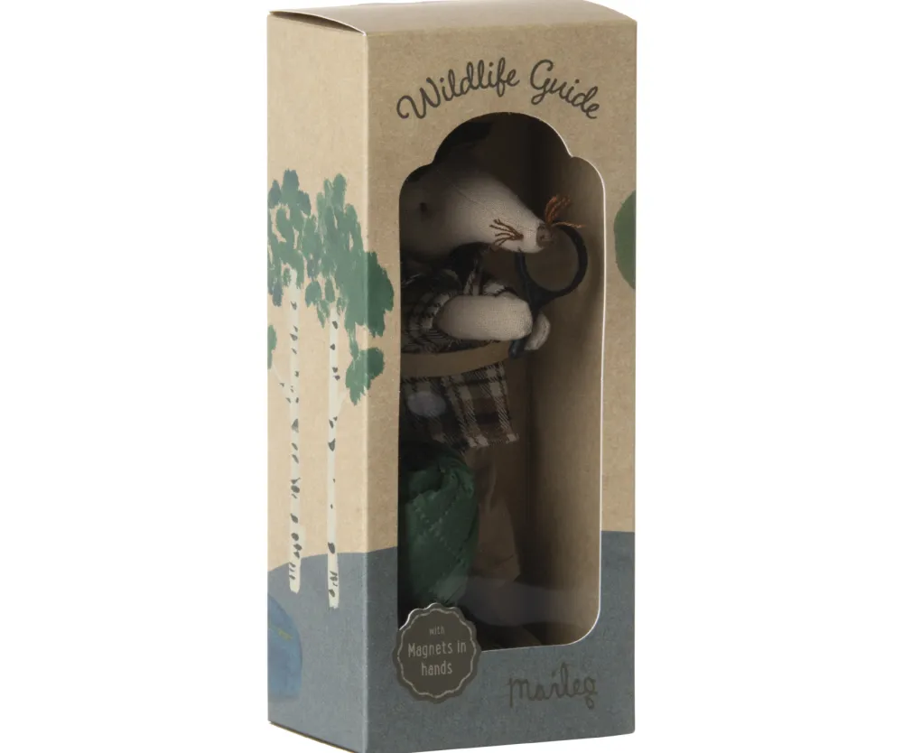 Maileg Muizen^Knuffelmuis Wildlife Guide 15cm