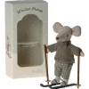 Maileg Muizen^Knuffelmuis Winter met Skiset Big Brother 13cm