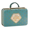 Maileg Bekijk Alles^Metalen Koffertje Blue Gold Stars