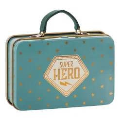 Maileg Bekijk Alles^Metalen Koffertje Blue Gold Stars