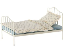 Maileg Poppenhuis^Metalen Poppenbed Mini Blauw