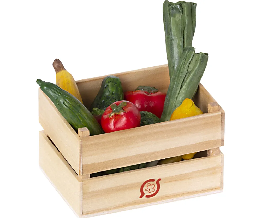 Maileg Poppenhuis^Poppenhuis Groente met Kratje