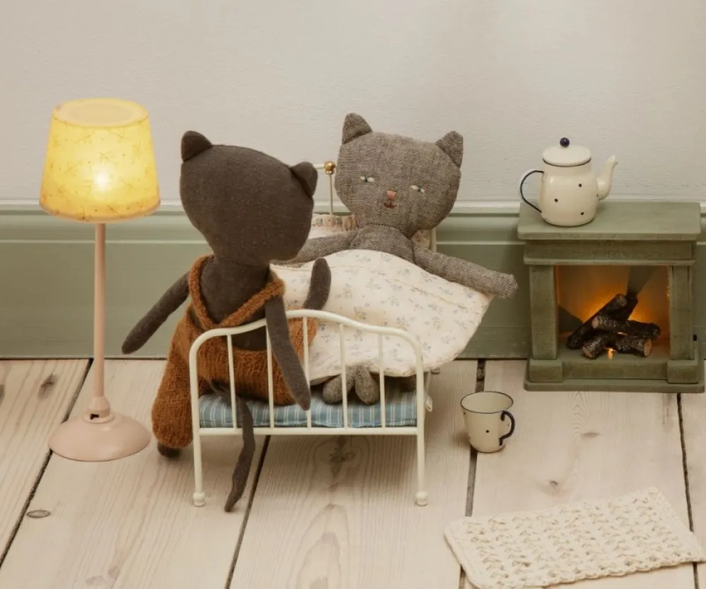 Maileg Poppenhuis^Poppenhuis Schemerlamp Dark Powder