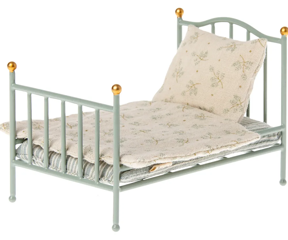 Maileg Poppenhuis^Poppenhuis Vintage Bed Mint