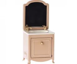 Maileg Poppenhuis^Poppenhuis Wastafel met Spiegel