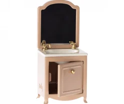 Maileg Poppenhuis^Poppenhuis Wastafel met Spiegel