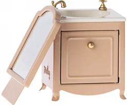 Maileg Poppenhuis^Poppenhuis Wastafel met Spiegel