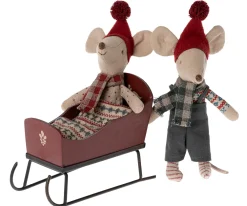 Maileg Poppenhuis^Poppenslee Rood 12cm