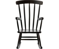 Maileg Poppenhuis^Schommelstoel Mouse Antraciet