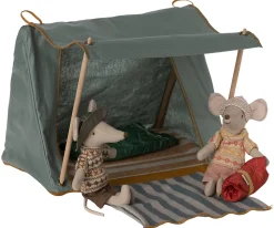 Maileg Muizen^Tent Happy Camper Mouse