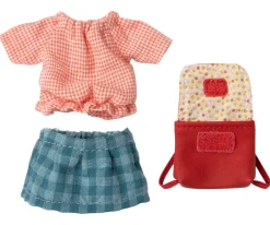 Maileg Muizen^Tricycle Mouse Grote Zus met Rugzak Rood