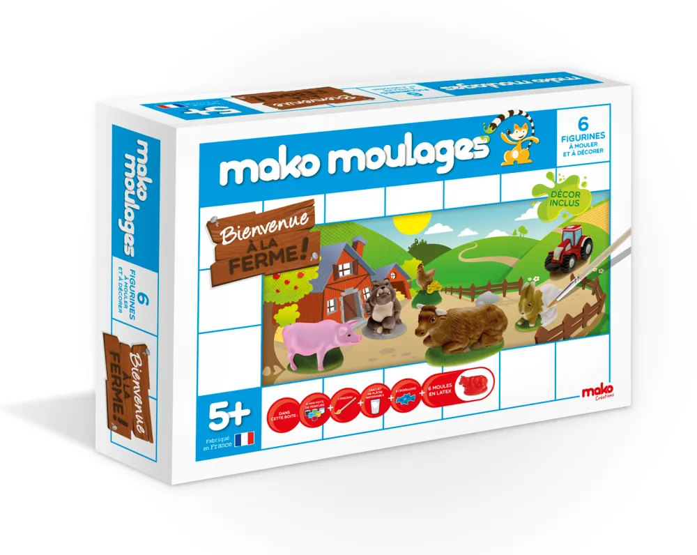mako Créatons Creatief^Doos Boerderij set 6-vormen