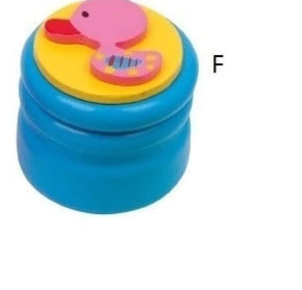 Small Foot Kleine Cadeautjes|Kraamcadeaus^Melktanddoosje Eendje Hout