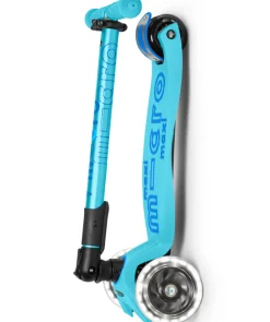 Micro Step Steppen^Maxi Deluxe Inklapbaar Blauw Led