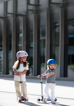 Micro Step Steppen^Mini Micro Deluxe Glitter Roze LED