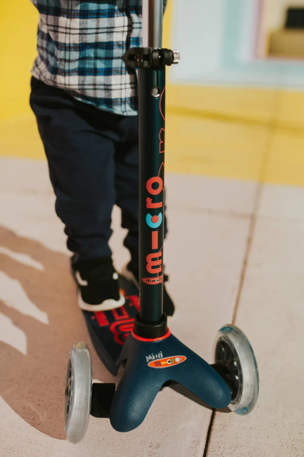 Micro Step Steppen|Buitenspeelgoed^Mini Deluxe Marineblauw Rood