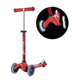 Micro Step Steppen^Mini Deluxe Rood Led