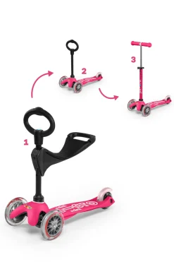 Micro Step Steppen^Mini 3in1 Deluxe Roze