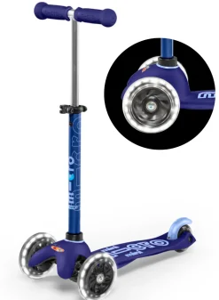 Micro Step Steppen^Mini Deluxe LED Blauw