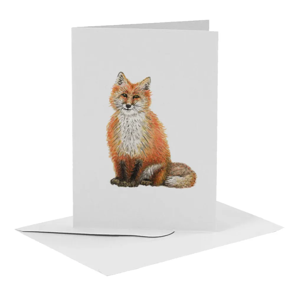 World of Mies Wenskaarten^MiesToGo Wenskaart Vos