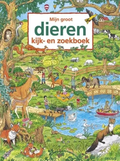 Houtendiershop Kleuterboeken^Mijn groot dieren kijk- en zoekboek