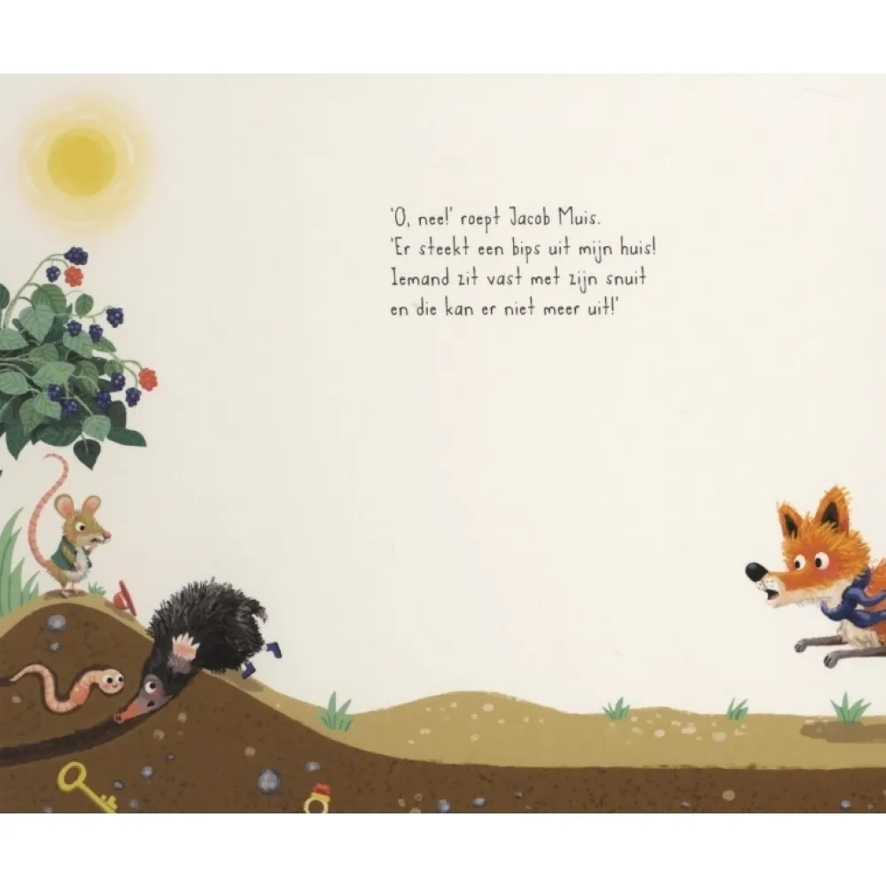 Veltman Uitgevers Bekijk Alles^O-oh, Mol zit vast in het muizenhol!