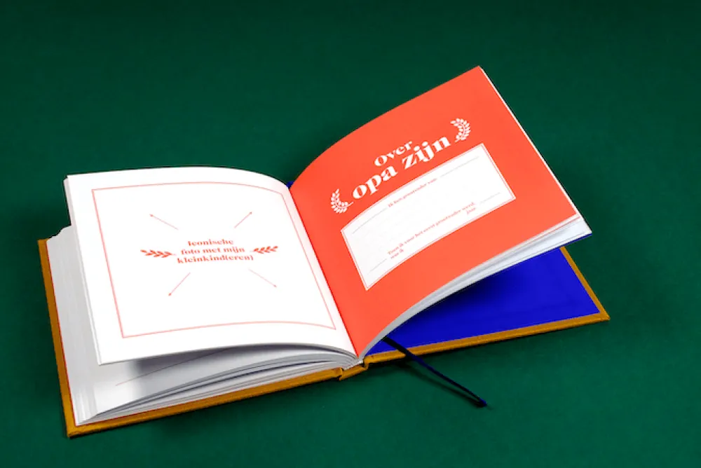 Houtendiershop Educatieve Boeken|Kleine Cadeaus^Opa Invulboek voor Kleinkind