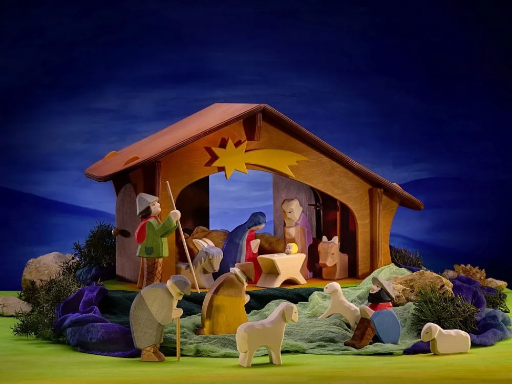 Ostheimer Figuren En Toebehoren|Kerst En Seizoen^Bodemplaat Grondplaat voor Kerststal 35014