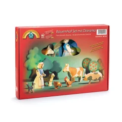 Ostheimer Figuren En Toebehoren^Boerderij met Diorama Set 8-delig 60303