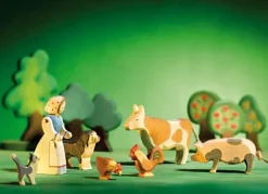 Ostheimer Figuren En Toebehoren^Boerderij met Diorama Set 8-delig 60303