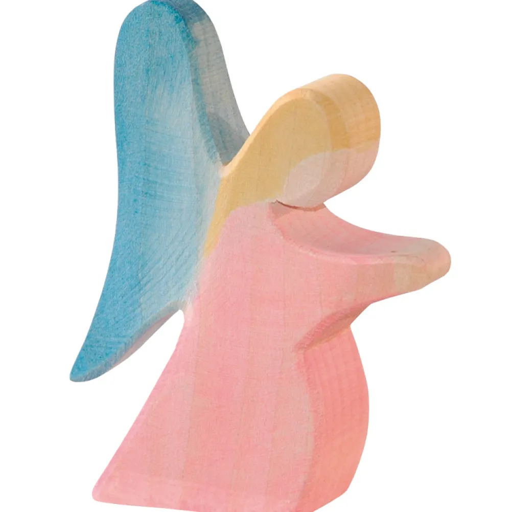 Ostheimer Kerst En Seizoen^Engel Knielend Rood 4014