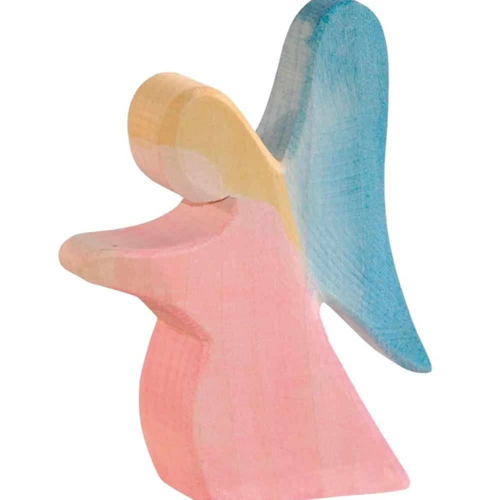 Ostheimer Kerst En Seizoen^Engel Knielend Rood 4014