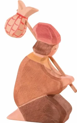 Ostheimer Figuren En Toebehoren|Kerst En Seizoen^Herder Knielend met Staf en Knapzak 42151