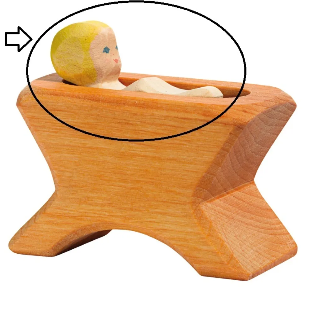 Ostheimer Kerst En Seizoen^Kind voor Kribbe