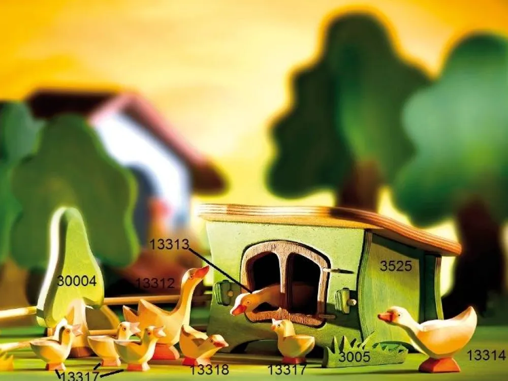 Ostheimer Figuren En Toebehoren^Konijnenhok Ganzenhok 3525