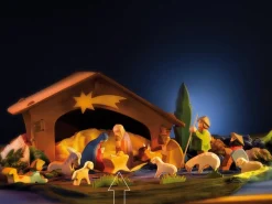 Ostheimer Kerst En Seizoen|Kerstcadeautjes^Kribbe met Kind 2-delig 40403