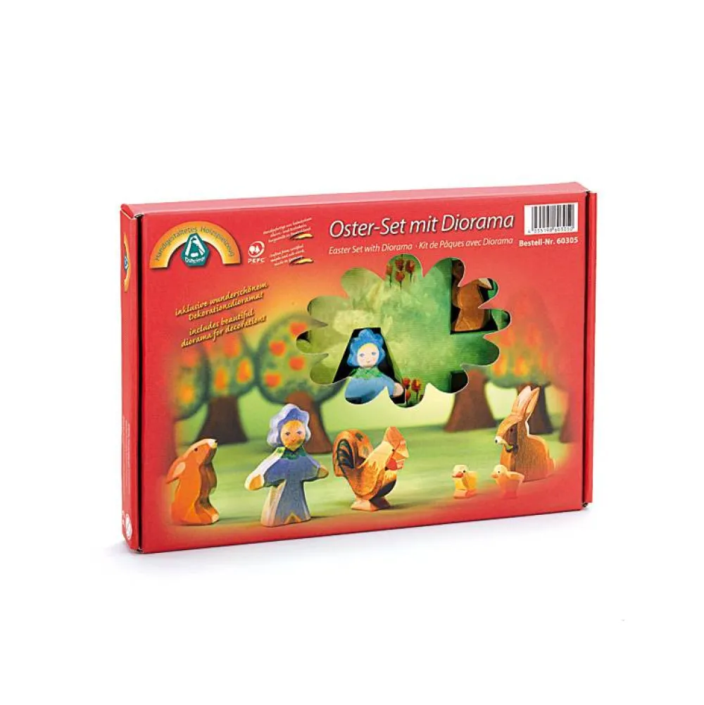 Ostheimer Figuren En Toebehoren|Kerst En Seizoen^Paasset 7-delig met Diorama 60305