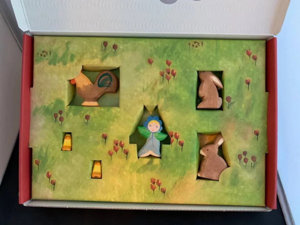 Ostheimer Figuren En Toebehoren|Kerst En Seizoen^Paasset 7-delig met Diorama 60305