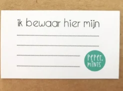 Pepermints Kleine Cadeautjes|Kleine Cadeaus^Bewaardoosje Panter