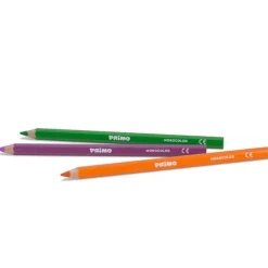 Primo Creatief|Schoen-/ Sinterklaascadeautjes^Jumbo Kleurpotloden ø5.5 Set 12-delig