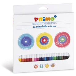 Primo Creatief^Minabella kleurpotloden ø3.8mm Set 24-delig in doos