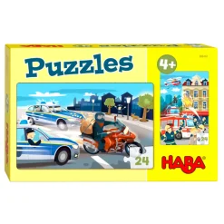 Haba Legpuzzels^Puzzels In actie 24pcs set 2-delig