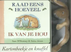 Lemniscaat Voelboeken|Bekijk Alles^Raad eens hoeveel ik van je hou (Boek en Knuffel)